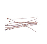 Copper 24 Gauge Brass Ball Pins For Jewellery Making , BPP-032